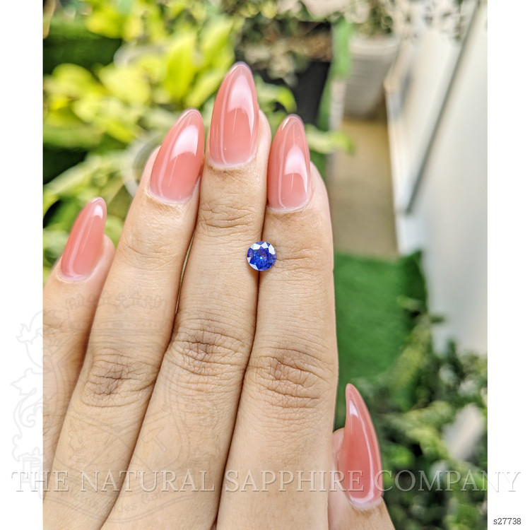 0.65 Ct. Blue Sapphire from Ceylon (Sri Lanka)