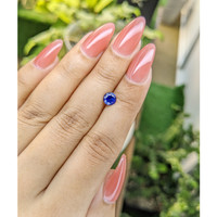 0.82 Ct. Blue Sapphire from Ceylon (Sri Lanka) Life Style