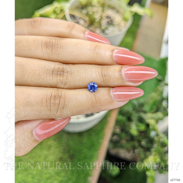 1.03 Ct. Blue Sapphire from Ceylon (Sri Lanka)