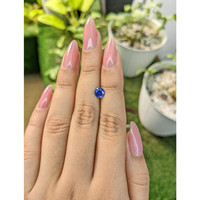 0.84 Ct. Blue Sapphire from Ceylon (Sri Lanka) Life Style