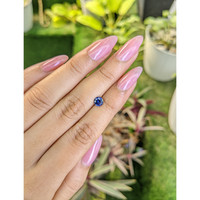 0.65 Ct. Blue Sapphire from Ceylon (Sri Lanka) Life Style