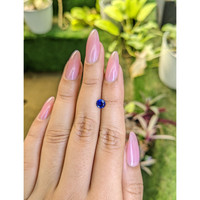 0.62 Ct. Blue Sapphire from Ceylon (Sri Lanka) Life Style