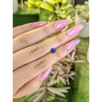 0.62 Ct. Blue Sapphire from Ceylon (Sri Lanka) Life Style