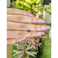 0.89 Ct. Blue Sapphire from Ceylon (Sri Lanka) Life Style