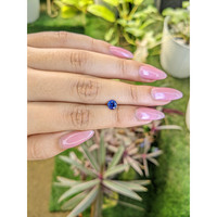 0.72 Ct. Blue Sapphire from Ceylon (Sri Lanka) Life Style