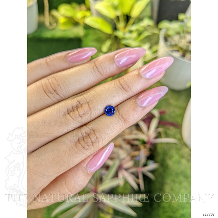 0.95 Ct. Blue Sapphire from Ceylon (Sri Lanka)