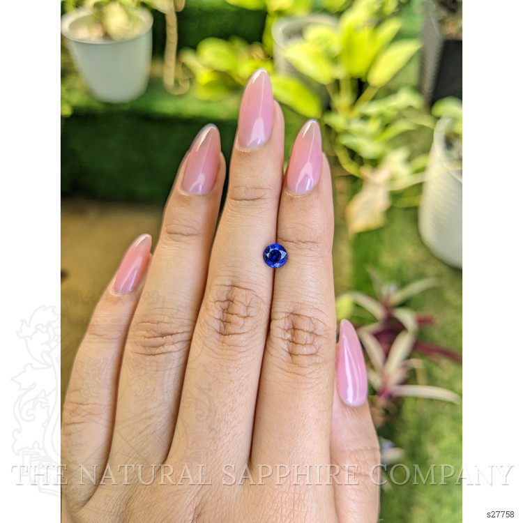 0.95 Ct. Blue Sapphire from Ceylon (Sri Lanka)
