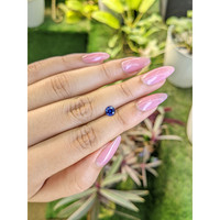 0.65 Ct. Blue Sapphire from Ceylon (Sri Lanka) Life Style