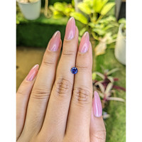 0.65 Ct. Blue Sapphire from Ceylon (Sri Lanka) Life Style