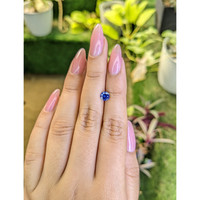 0.78 Ct. Blue Sapphire from Ceylon (Sri Lanka) Life Style