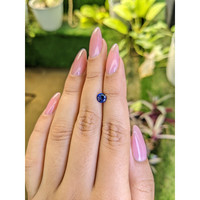0.98 Ct. Blue Sapphire from Ceylon (Sri Lanka) Life Style