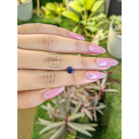 0.98 Ct. Blue Sapphire from Ceylon (Sri Lanka) Life Style