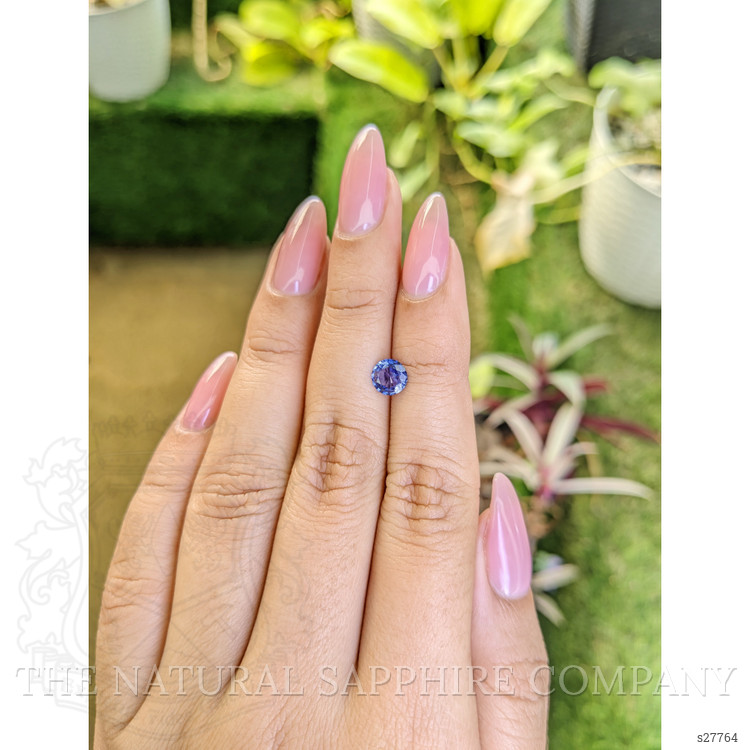 0.73 Ct. Blue Sapphire from Ceylon (Sri Lanka)