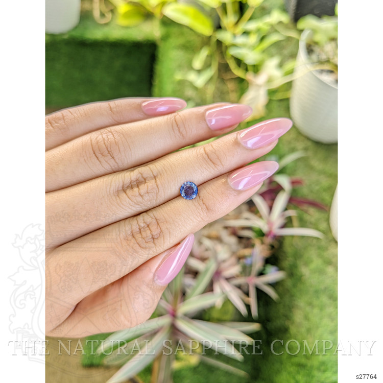 0.73 Ct. Blue Sapphire from Ceylon (Sri Lanka)