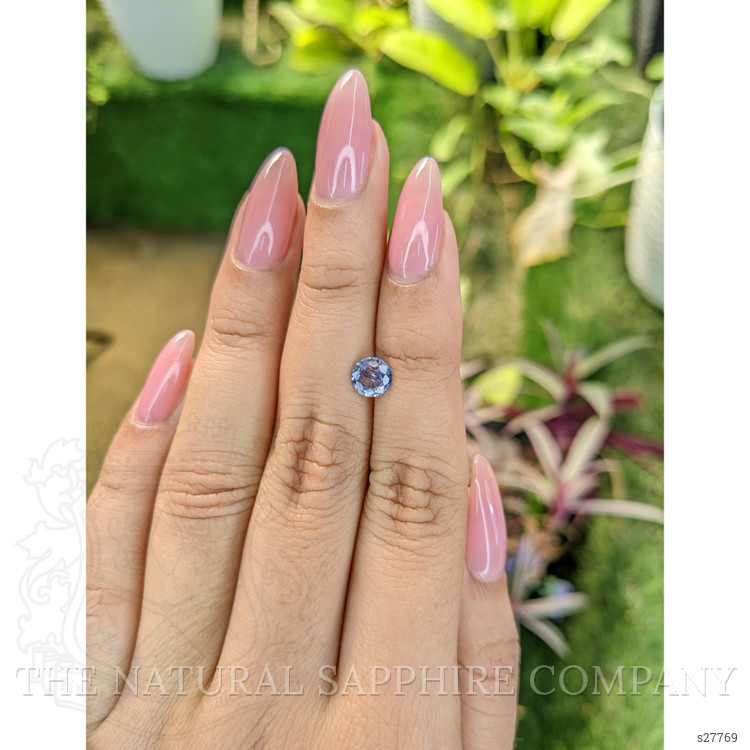 0.88 Ct. Blue Sapphire from Ceylon (Sri Lanka)