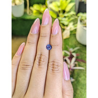 0.83 Ct. Blue Sapphire from Ceylon (Sri Lanka) Life Style