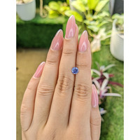 0.81 Ct. Blue Sapphire from Ceylon (Sri Lanka) Life Style