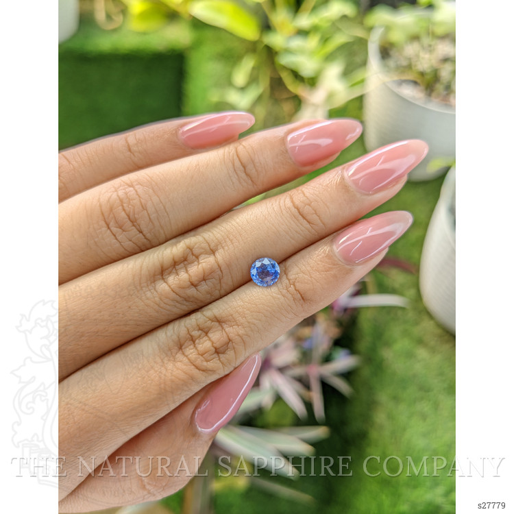 0.93 Ct. Blue Sapphire from Ceylon (Sri Lanka)