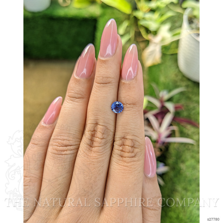 0.80 Ct. Blue Sapphire from Ceylon (Sri Lanka)