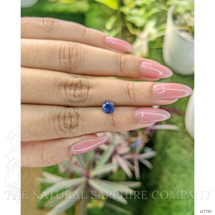 0.80 Ct. Blue Sapphire from Ceylon (Sri Lanka)