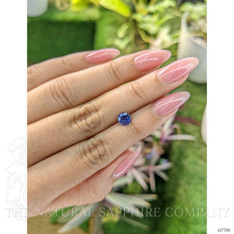 0.80 Ct. Blue Sapphire from Ceylon (Sri Lanka)