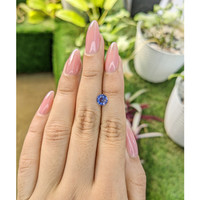 0.94 Ct. Blue Sapphire from Ceylon (Sri Lanka) Life Style