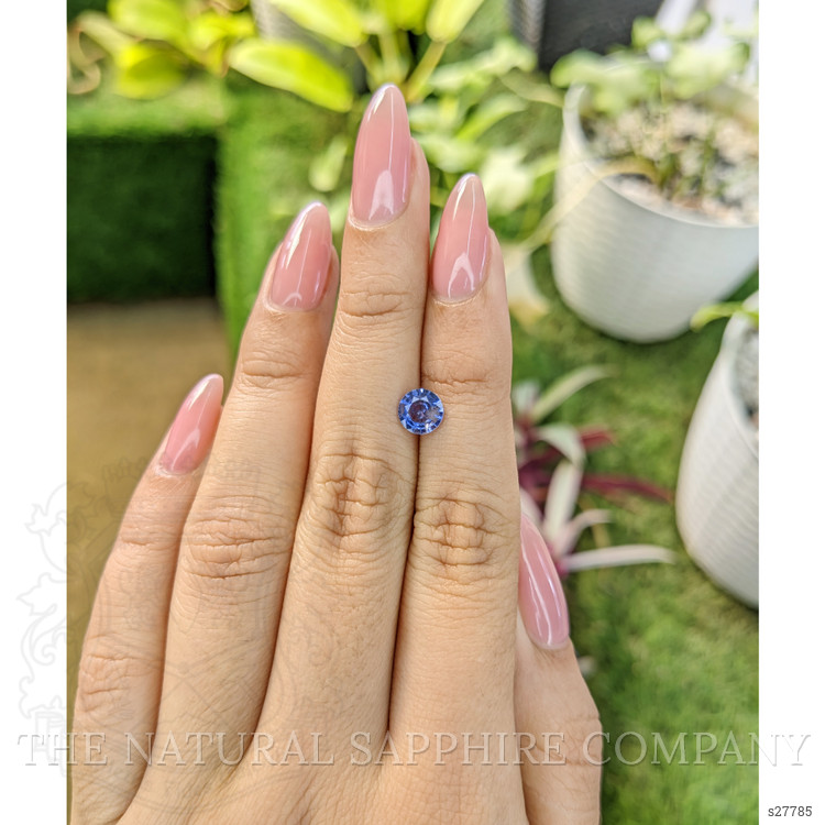 0.94 Ct. Blue Sapphire from Ceylon (Sri Lanka)