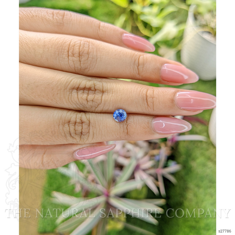 0.93 Ct. Blue Sapphire from Ceylon (Sri Lanka)