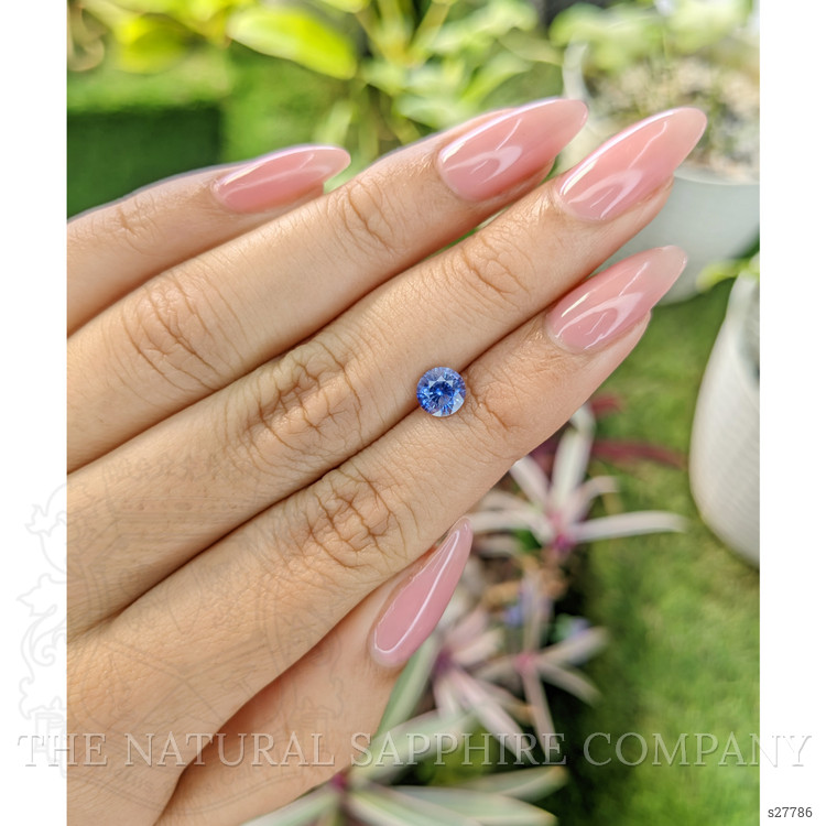 0.93 Ct. Blue Sapphire from Ceylon (Sri Lanka)