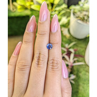 0.81 Ct. Blue Sapphire from Ceylon (Sri Lanka) Life Style