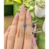 1.10 Ct. Blue Sapphire from Ceylon (Sri Lanka) Life Style