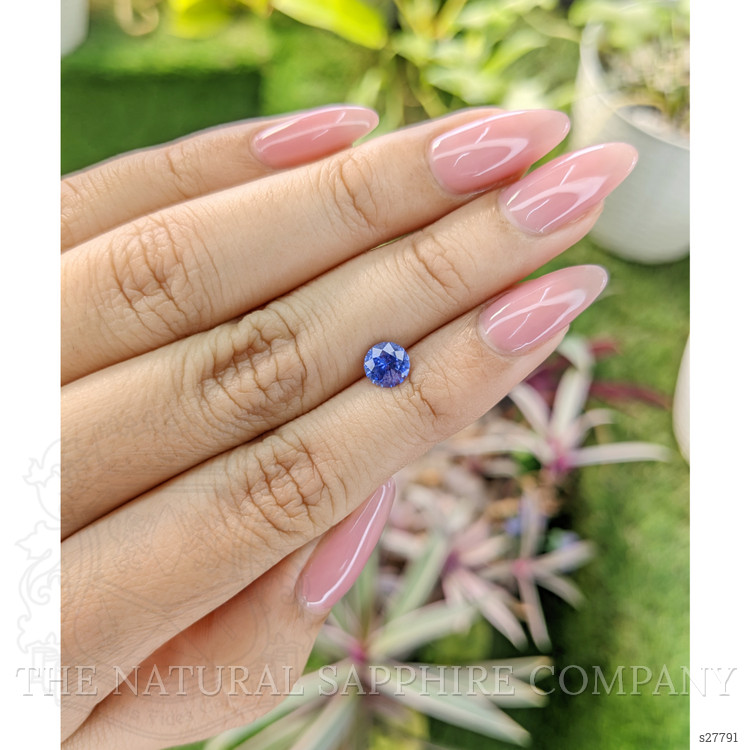 1.02 Ct. Blue Sapphire from Ceylon (Sri Lanka)