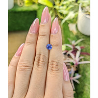 1.02 Ct. Blue Sapphire from Ceylon (Sri Lanka) Life Style
