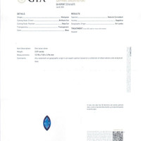 3.07 Ct. Blue Sapphire from Ceylon (Sri Lanka) Scan Report
