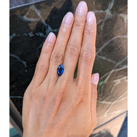 3.07 Ct. Blue Sapphire from Ceylon (Sri Lanka) Life Style