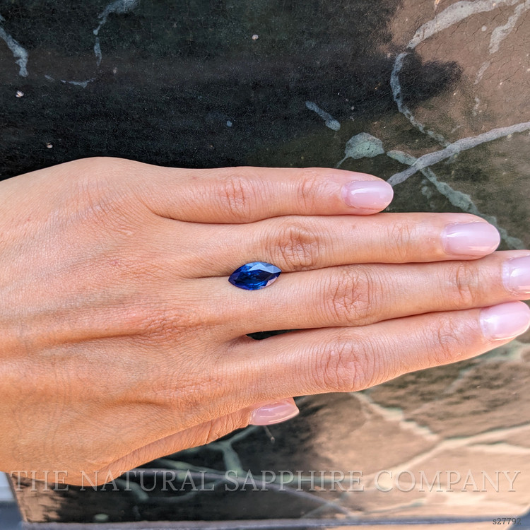 3.07 Ct. Blue Sapphire from Ceylon (Sri Lanka)