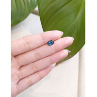 1.94 Ct. Greenish Blue Sapphire from Ceylon (Sri Lanka) Life Style