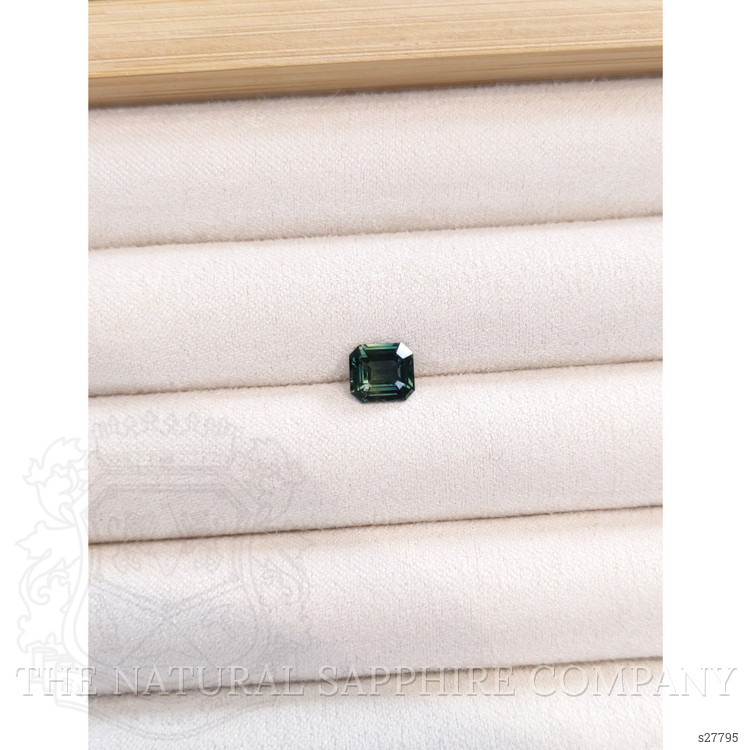 1.49 Ct. Bluish Green Sapphire from Ceylon (Sri Lanka)