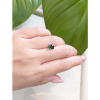 2.01 Ct. Bluish Green Sapphire from Ceylon (Sri Lanka) Life Style