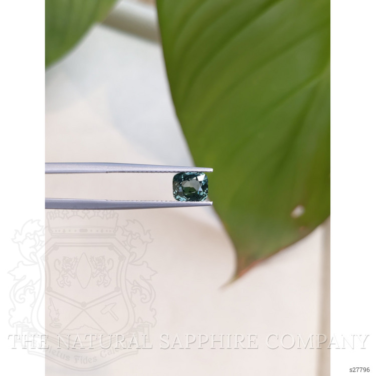 2.01 Ct. Bluish Green Sapphire from Ceylon (Sri Lanka)