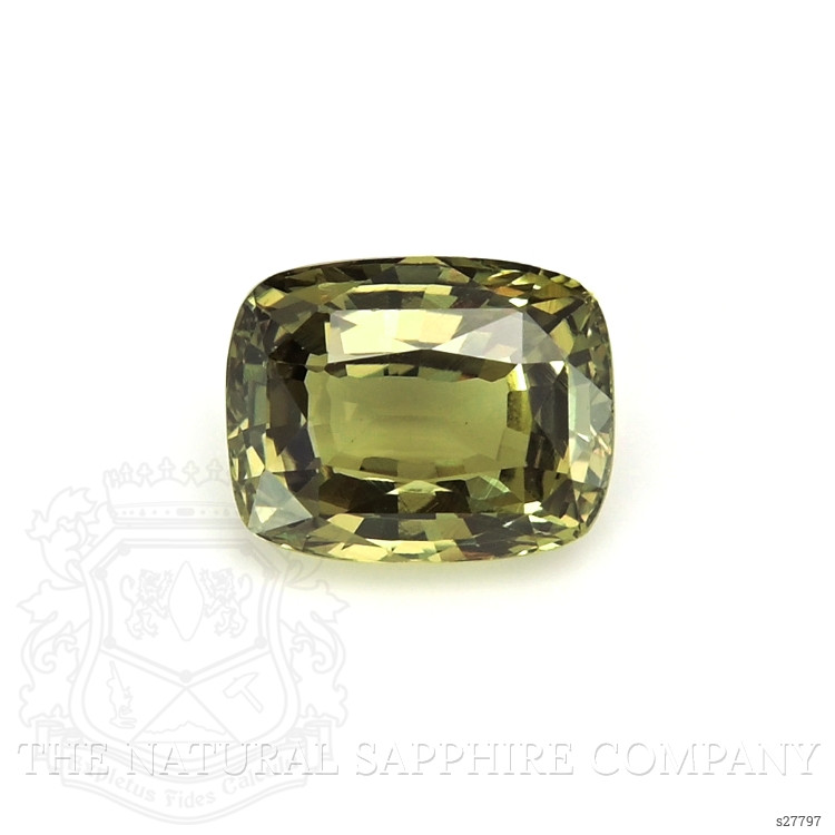 1.86 Ct. Yellowish Green Sapphire from Ceylon (Sri Lanka)