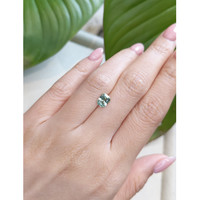 1.57 Ct. Bluish Green Sapphire from Ceylon (Sri Lanka) Life Style