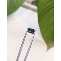 2.16 Ct. Bluish Green Sapphire from Ceylon (Sri Lanka) Life Style