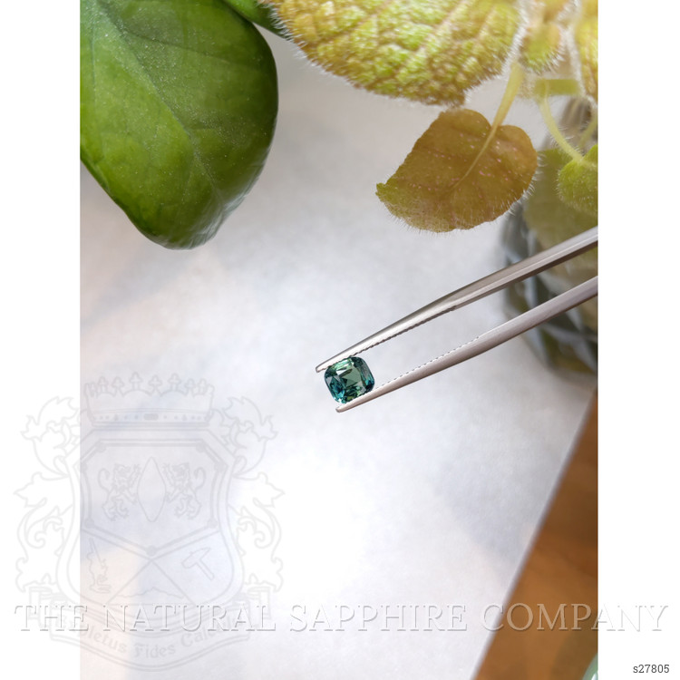 1.04 Ct. Bluish Green Sapphire from Ceylon (Sri Lanka)