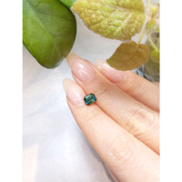 1.12 Ct. Bluish Green Sapphire from Ceylon (Sri Lanka) Life Style