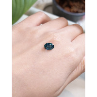 1.88 Ct. Greenish Blue Sapphire from Ceylon (Sri Lanka) Life Style