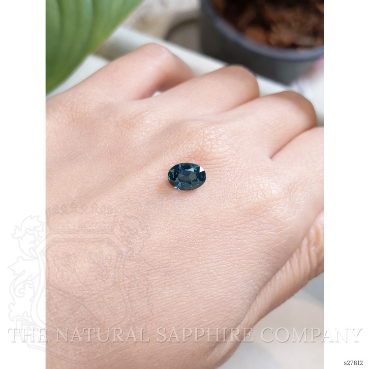 1.88 Ct. Greenish Blue Sapphire from Ceylon (Sri Lanka)