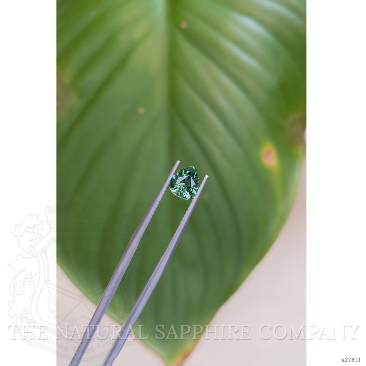 1.70 Ct. Bluish Green Sapphire from Ceylon (Sri Lanka)