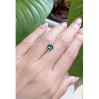 1.70 Ct. Bluish Green Sapphire from Ceylon (Sri Lanka) Life Style