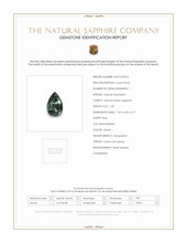 1.00 Ct. Green Sapphire from Ceylon (Sri Lanka) Scan Report